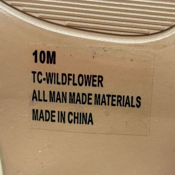 True Craft platform wildflower Cream Ankle Boots size 10 - Picture 8 of 9